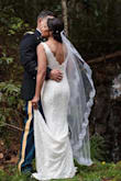 I was having difficulty finding a wedding dress that fits me. Most stores carry size 2. And I'm size 00 and If the size run small I'd maybe wear 0. I ran into Lulus website I figured it won't fit but I ordered several dresses to see which one I'd like and fits better. It helped having other people's reviews and picture. I was skeptical at first because I never heard of this site At that time the smallest size they had for this dress was xs now I see they have xxs. It was one or 1 size bigger. I liked it so I had to take it for alteration The dress is so long had to have it altered overall. But I loved the dress so elegant and made well. The price is great but I had to spend more to alter it wish they had xxs when I ordered mine. This website saves me as I ordered my dress 2 months before the wedding. Loved the dress and got many compliments. Customer service was great too. - Salwa F.
