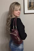 Different ways to wear it, goes well with different outfits, perfect size and spacious, love the color! - Tatiana L.