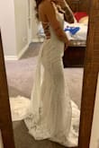 Amazing dress all around. True to size, amazing quality, and comes in a great dress bag. Will have to get it hemmed because I'm pretty short, and planning to be barefoot for our wedding. We are eloping, I didn't want to spend a lot, and this is actually the 3rd dress I bought. First two were from another seller, and I hated them so bad, and they were actually more expensive and far less quality. Found this website on a bridal page and wanted to try it out. Free shipping and arrived super quick! 100% will buy here again. I am a very small person so most places I buy from do not have anything my size, but this dress is almost wedding day ready! It is also very comfortable. Most wedding dresses I've tried on are very uncomfortable and I can't stand it! Love, love, love, this dress. - Alexandria P.