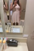 I love this style. I fit in size small even I weigh 132 lbs :) I have red, green & cream colors of this dress. - Annie D.