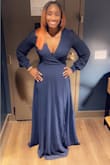 I needed this dress for a wedding and it was gorgeous gorgeous!! It fit me perfectly and I received so many compliments! - Alicia L.