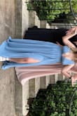 Love this dress, so pretty! It is a little tight in the waistband for my liking and a little roomy in the chest, but it was great for formal! Side note- it was a bit long on me and I kept tripping on it unless I held it up. - Alexis H.