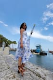 I just love this dress. Its super light and cool. The fabric is just so soft. I wore it in Miami around 95 degree heat and was happy that i picked this dress for the day. - Prakriti K.