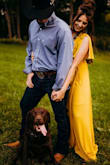 I absolutely LOVE this dress. It is on the longer side for someone my height (even wearing heels) but everything else fit beautifully. I purchased this dress for my engagement photo's and I was NOT disappointed! The perfect dress to dress up AND dress down depending on the event! - Paige S.