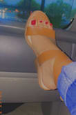 I really love these shoes! This was my first purchase from then and I couldn't decide so I got the brown and white ones  and I will say,  I'm not disappointed. So the shoes are pretty much true to size, however, because they are pretty high, my foot would slide down. ( I have small and narrow feet, I'm a 5 1/2). So they can look a little big since the foot slides. But they are beautiful. They are comfortable for the most part, however, I made the mistake of going to the mall with them and then going to a party and needless to say, before the end of the night my feet for hurting so I would not suggest them if your doing a lot of walking ( for hours).. but beauty is pain so I'll deal with it because they worth it, just saying! - Elizabeth D.