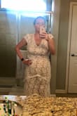 I bought this for our beach vow renewal. The minute I put the dress on I absolutely fell in love with it. I was surprised truthfully at the quality and fit given the price. I also require no alterations of any kind. I loved that I can either decide to expose a bit of my tummy or pull the skirt up just a bit if I'm not comfortable. I can't wait to wear this for our big event! - Megan D.