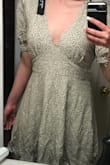 This dress is very cute but definitely could have sized down, unfortunately the small was sold out. - Lauren E.