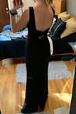 Love this, it's on the tighter side but still is very comfy and the material is great. It really shows off the curves. Can't wait to wear this as MOH. - Julia R.