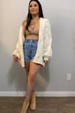 Very good quality! Love it! Runs true to size for a nice oversize fit. Completely recommend - Jessica S.
