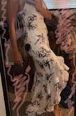 Dress is amazing!  The fabric is soft and flowy... the print is beautiful! Love the kinda mermaid cut... in love with it!! - Silvia A.