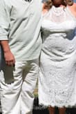 The dress works great for all body shapes. Being plus size it's very difficult to find cute affordable dresses. Lulus nailed it for me. The dress is easy to alter, lightweight and good quality. I opted for a tea length dress and didn't need any other alterations. - Kimberlee T.