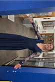 Was looking for a dress for a military event, friends were unsure of how this would look in person but I wanted to try it out. My go to size is normally small but went with the XS and it was a little loose so definitely size down if you're on the smaller side. I ended up getting the dress hemmed and put padding in to fill out the front a little more. Got lots of complements and adored the open back!!! Will definitely be wearing again.:) - Megan L.