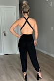 I freaking love this jumpsuit so much! I am tall and have a long torso, so jump suits are always a challenge. However, this is super flattering and comfy. - Annie S.