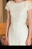 This is the prettiest dress I have ever ever worn. I went with a different vibe for my wedding dress because it's so sparkly and didn't want to detract from me but I'm still obsessed with this one. I'd love to wear it on stage or in a pageant, I wish it came in ever color. The fit was perfect. All of the seams and fabric are high quality and the sequins weren't scratchy or cheap! So so stunning. - Sarah J.