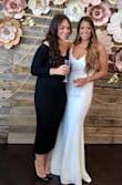 Nothing better then showing off your hard work before the wedding! No hem, not alternation. This dress fit perfectly ! - Nicole M.