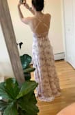 Super cute dress, wore to a wedding a got a lot of compliments BUT beware on windy days it will blow around and reveal your underwear if you aren't careful. I ended up pinning the dress to avoid that. - Emily S.