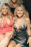 I wore this with a black fringe skirt for a bachelorette party in Austin. I got tons of compliments! It showed just enough to be sexy, but not enough to be uncomfortable or be too ostentatious. - April F.