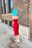 I absolutely LOVED this dress and felt fabulous in it! The fit is classy, yet sexy at the same time. The fabric was nice quality, and stretchy - fits like a glove. I got so many compliments on it from everyone! Get it! - Christina A.