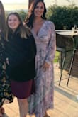 It was such a beautiful dress. Well made and true to size. Super flattering! I got tons of compliments on it for my daughters rehearsal dinner for her wedding. I will be ordering again soon. - LISA P.