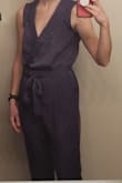 Very chic looking. Bottom is a bit small and top is a bit big, but thus are my proportions anyway. Can't exactly bend over completely without fear of a bottom blowout... or an upstairs unveiling for that matter. However, a little fashion tape and an indifference about anything lower than my waist and we should be good! Very excited to wear it to an outdoor hiking wedding. - Rebecca P.
