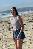 I absolutely love these shorts. I bought them for vacation and they were perfectly high waisted without showing too much thigh. I would buy them a million times over. - Chelsea H.