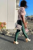 The color is so vibrant in person. The fit is perfect. Does fit tight in the waist (no stretch). Comfortable and very chic. Easily dress up or down. Paired with lulus vegan leather top and loved the look ! - Makeda W.