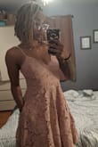 This dress makes me feel so feminine! My fiance is a chaperone at his high school's prom and invited me along, and I think it's the perfect special occasion dress without overdoing it. Oh and it has pockets!!!! - Imani P.