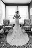 After moving my wedding 4x due to Covid, we decided to cut our wedding down to a more intimate ceremony. I had originally bought a gown and unfortunately it was not what I thought it would be and I was super unhappy. I found this gown and fell in love. I usually wear a small and when it came in it was just a teeniest bit snug so I ordered the medium and had it taken in a little. I have received SO many compliments - so happy with this decision!!! Thank you Lulus for making me feel flawless on my long anticipated wedding day! - Kristin W.