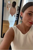 Prefect dress, everything fits perfect. In the beginning I was a little bit not sure if it fits right. But then I got my delivery I was really satisfied. 
Highly recommend.

Need skin colour underwear. It's quite thin. I send it to Sweden I got my dress after 5 days ;) - Ruta S.