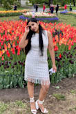 The material and the overall quality was much better than expected. This was the first time I ordered anything from Lulus. I wore it for my graduation ceremony. It fit me perfectly. I also ordered white footwear from Lulus. I would definitely order more from this website again. - Yashna S.