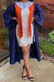 I agree with most of the reviews about the overall fit of the dress. I normally wear a small because I'm tiny but not that tiny. But this dress was constantly in and out of stock and I desperately needed it for graduation. So as soon as even XS came back I jumped onto the opportunity and ordered it. When it came I was surprised that it wasn't too tight or short because I don't typically wear XS. But I had one complaint and no other review warned me about this. I have a decent sized bust but nothing too big. However this dress was pretty dang loose on the top. There was some side boob action going on as well because of the way the arm hole was cut. It was just loose overall from the underarms and back by my neck. I had it altered a little bit very last minute and with the magic of safety pins it fit pretty great, I didn't have a problem with the fabric sticking out on the cutout since it was more fitting. I'd recommend this but if you are even moderately small on the top be aware that you may need alterations. - Jasmeet K.