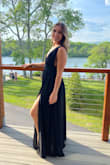 I absolutely loved the look of this dress and received so many compliments on it. I would definitely recommend ordering with enough time for alterations if you're petite. I am 5'2" and had to have about 6 inches taken off of the length. I also wish I sized down to an X-Small for a more comfortable fit. Thankfully, there are little rubber strips on the shoulders to prevent slipping so I was still able to enjoy my night without too much worry. I really wish Lulus offered various lengths in their dresses because paying an additional $50 for alterations on an already almost $90 dress just to be a guest at a wedding does get to be expensive when you have multiple weddings to attend in a year. - Nicole S.