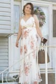 This it a true wrap dress! It's gorgeous! The fabric is beautiful and flowy. - Jennifer S.