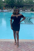 This dress was so perfect. I got so many compliments!! Suuuper stretchy too for my more curvy girls. Loved it!! - Kristina L.