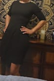 This was my first Lulus dress, and I love it! 
The piece is comfortable, the fabric fells great on my skin &, the fit is stunning . I needed a classic in my wardrobe, and this exceeded my expectations! If you want a black dress that is classy and sexy, get this one! I highly recommend it. Bought mine for a special occasion, that requires something formal, but I didn't want anything boring. It's supper flattering on the stomach area, and the asymmetrical look gives a little sass to it!
Thank you Lulus - Gleice F.