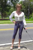The fabric is beautifully soft and comfortable, and surprisingly cool. The design is form fitting around the waist and makes the most of the bust line. I love it. - Julie D.