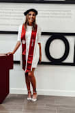 I wore this for my law school graduation, and it was perfect! My only complaint was that it was a little loose in the waist and top, but it still looked great! - Jaime W.