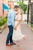 I used this dress for my engagement photos and it was perfect!! It was a little snug on my hips so I probably could have sized up, but other than that it was great! - Hayley