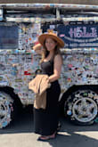 I'm not sure why my picture shows upside down on you site but I'm hoping you can fix that since I still thought I'd share. I absolutely love my new hat and got so many compliments when I wore to brunch with my friends. My male friend even asked if he can get one for his birthday lol... super cute and I went back on your site and bought a black one too. It's a great felt material, very comfortable and beautiful color. - Raquel A.
