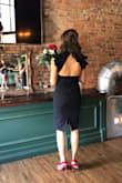 Tall girl review! I wore this dress to my bridal shower and it was a show stopper! The fabric was of great quality. It was extremely comfortable. It wasn't restricting. It was elegant so oh so classy! It was the perfect dress! I received many compliments! True to fit! I always order medium dresses from Lulus and they fit perfectly! - Morgan S.