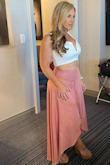 This is my favorite skirt ever! I have it in all the colors and I get complimented on it every time I wear it. This is a must buy! - Michelle P.