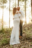 Thank you! I felt so gorgeous for my engagement pictures. The dress is comfortable and very flattering. I usually wear a small, but I went with a medium so to make sure it fit, and it did. Woohoo! I wore a cute bra to add straps. :) - Patricia H.