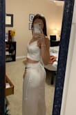 I'll be wearing this for my rehearsal dinner outfit and I can't wait!!!!!!! So comfy and flattering and wow!!!!!! The back ties and straps are adjustable too! - Emme M.