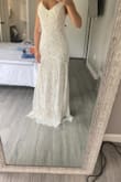 The dress surprised me a lot. I bought a much more expensive one for my wedding, but when I saw the quality and the Lulus trim I opted for it. Extremely happy. - Lidiane N.