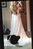 It looks so much better in person! I had already bought a dress from David's bridal but kept looking at this, ended up purchasing it and now I will be returning the David's bridal dress. This is perfect for my beach wedding! - Tanya J.