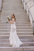 I absolutely fell in love with this dress and so did everyone else. I'm so happy that Lulus makes elegant and affordable wedding dresses. Also, the customer service helped me with sizing and shipping. The quality and material of the dress is beautiful. - Crystal H.