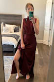 I ordered this in both xs and s. I recently gained a little weight and wasn't sure which size would fit. For this particular style, I kept the xs; the small was a little too big. I ordered quite a few different dresses because I needed to refresh my closet. I only kept one other one, but this one is definitely my favorite. I can't wait to wear it! - Elyse D.