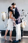 I LOVE this dress! I wore it for my surprise proposal and it fit so well! The only thing was that the bust was big and my mom altered it so that it fit around my chest. I couldn't have worn it otherwise. But it looked so good! I attached pics. - Puja P.