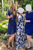This dress is one of my favorites! It fit my body very well, color was pretty, and the flow of the dress was exciting. First time I wore a dress that was low cut. I definitely recommend pasties with this dress, it made the low cut more comfortable. - Tera N.