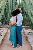 Wore this skirt with a white bodysuit for my engagement photo shoot in the desert. The skirt looks stunning in the photos! I usually wear a size small, but I ordered a size small and medium just in case. Ended up returning the small as it was just a tad tight and showed my bellybutton through the material. The medium was perfect. So glad I bought this skirt! - Michelle W.